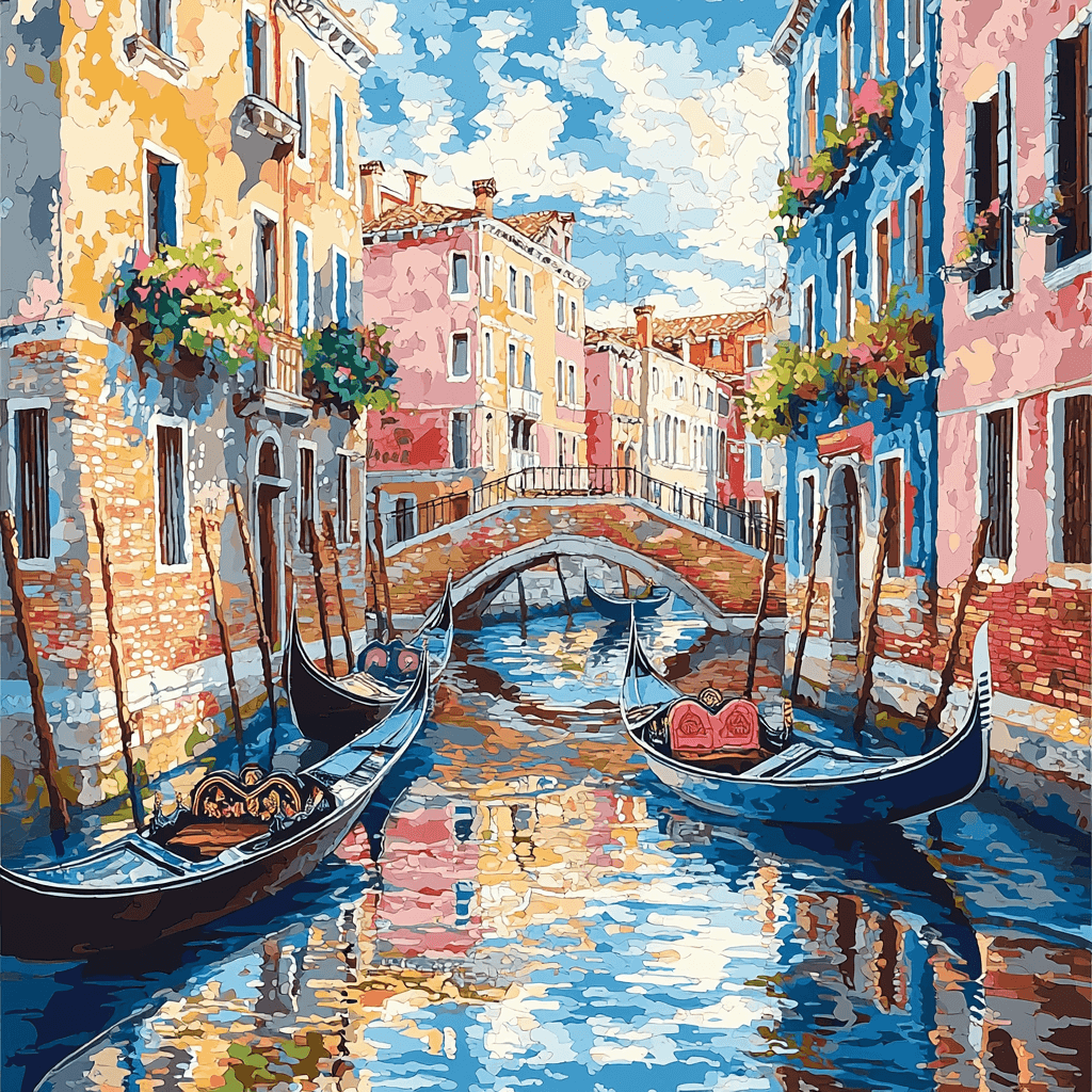 Venice Canals - Italy Paint By Numbers Kits