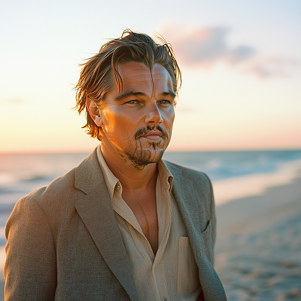 Leonardo DiCaprio: Navigating Depths Of Dreams And Reality Number painting