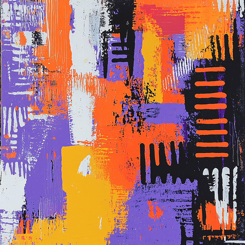 Jean-Michel Basquiat Inspired Serendipitous Connections Numbered Painting Kits
