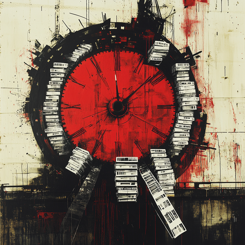 Banksy Inspired Consumption Clockwork painting number kit