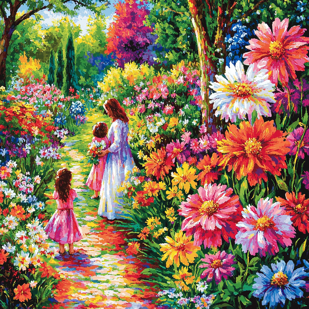 Floral Love Paint By Numbers Kits