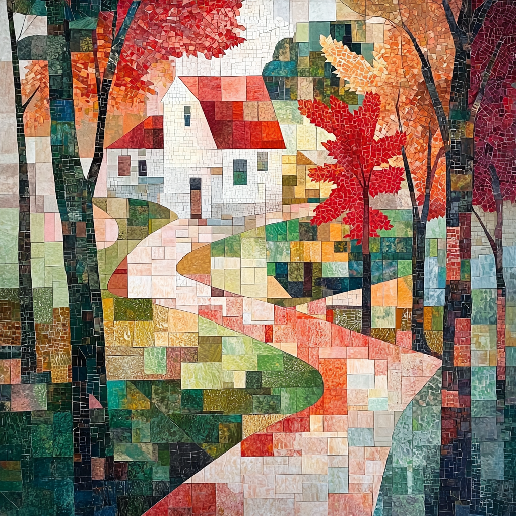 Paul Cézanne Inspired Mosaic Dreams Numbered Painting Kits