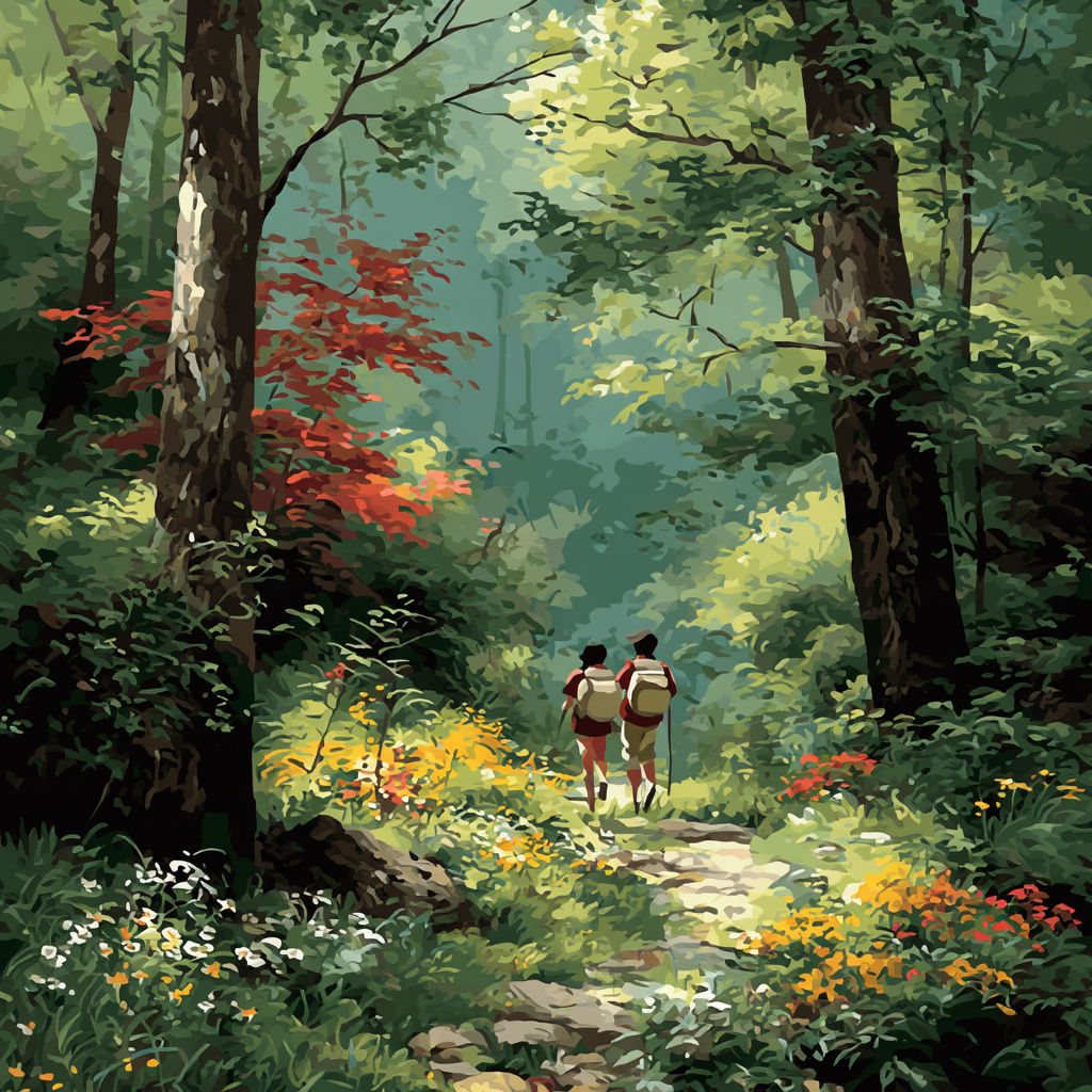 Embracing Nature's Love Paint By Numbers Art