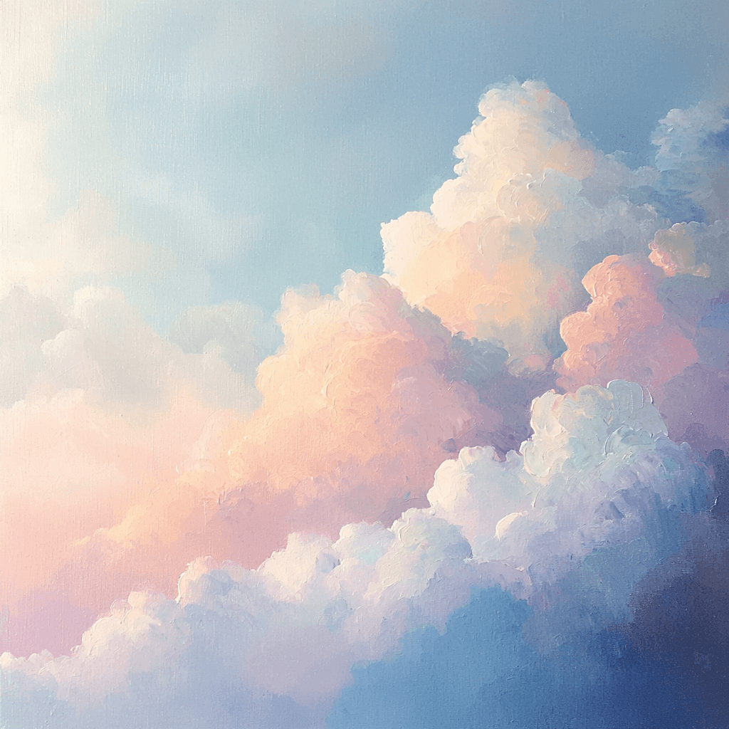 Claude Monet Inspired Dreamy Clouds Paint By Numbers