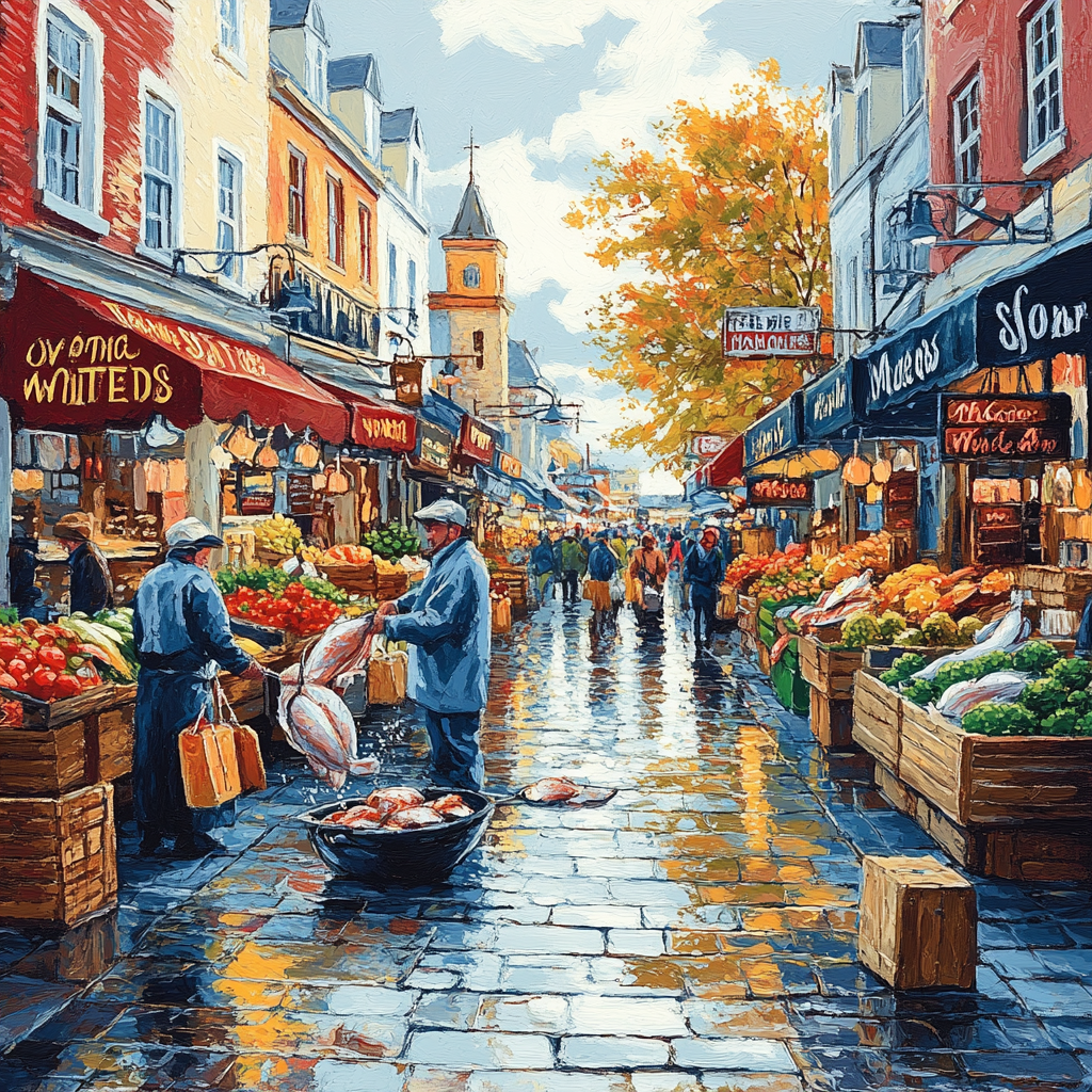 Pike Place Market Fish Throw Seattle United States Paint by numbers kits