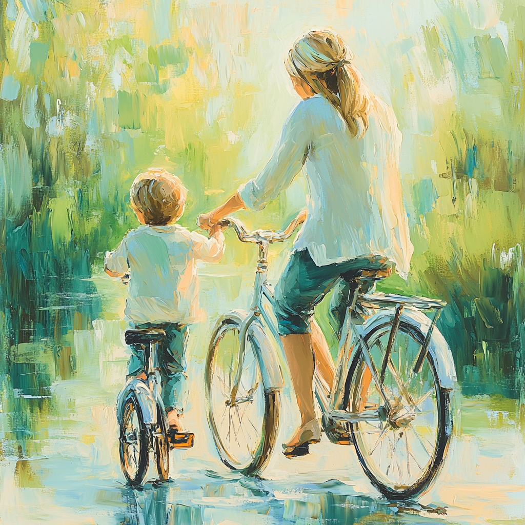 Mother's Gentle Guidance Paint By Numbers