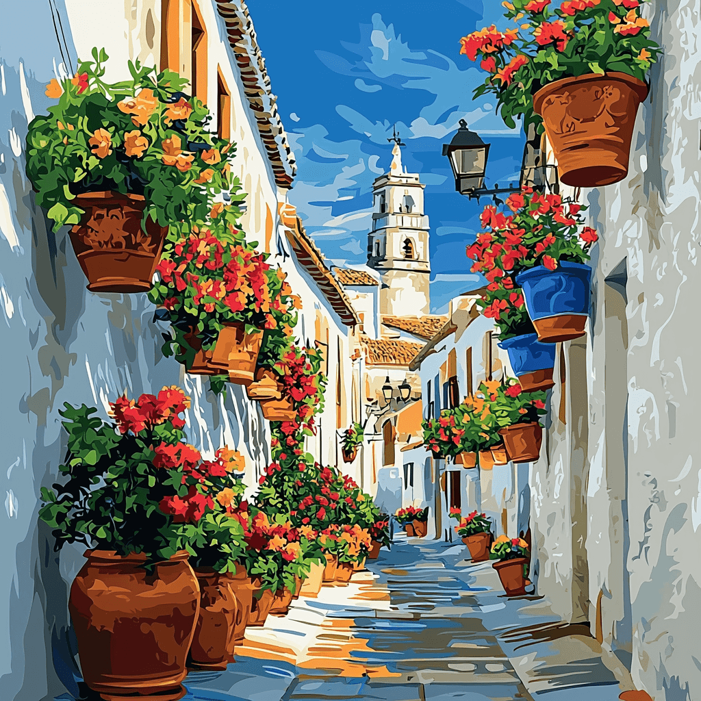 Calleja De Las Flores - Cordoba Paint By Number