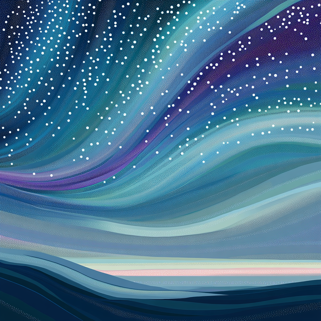 Georges Seurat Inspired Aurora Symphony painting number kit