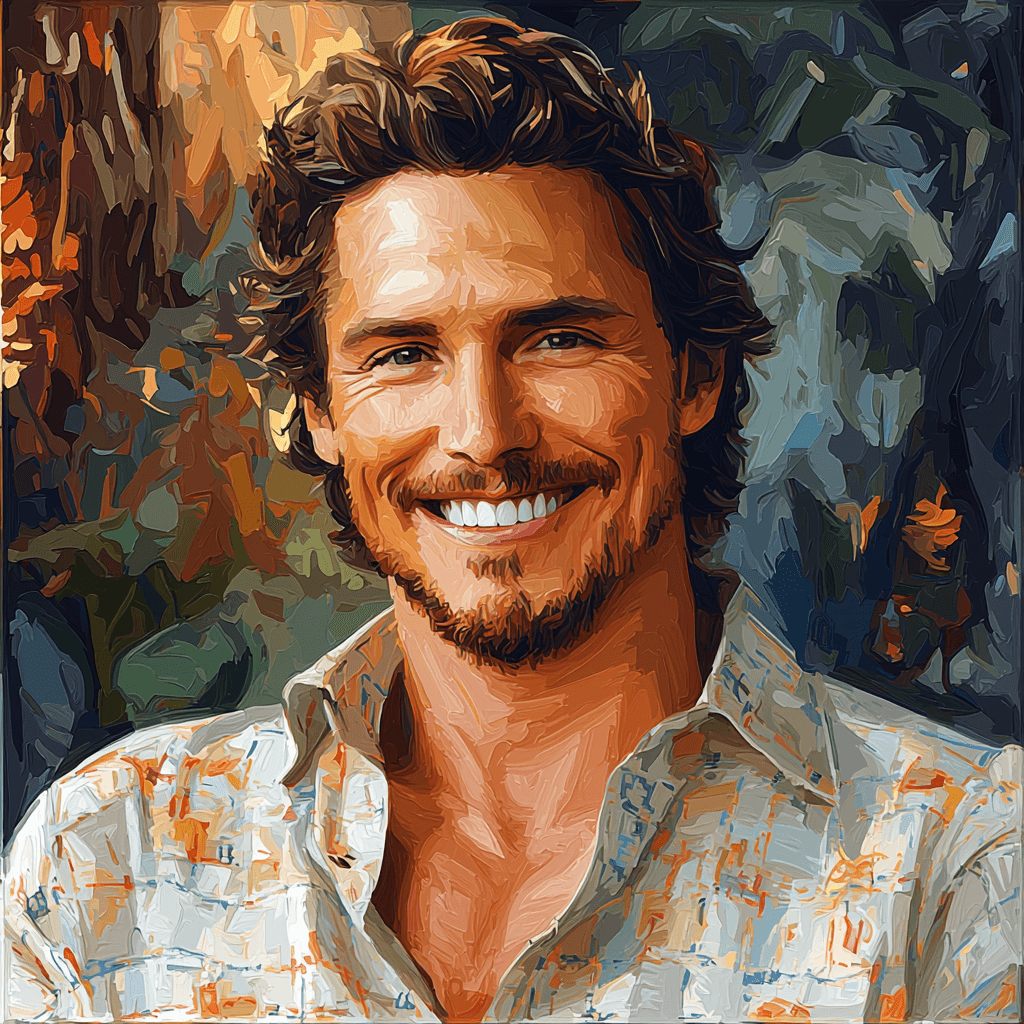 Matthew McConaughey: The Daring Spirit Of Adventure Paint By Numbers Art