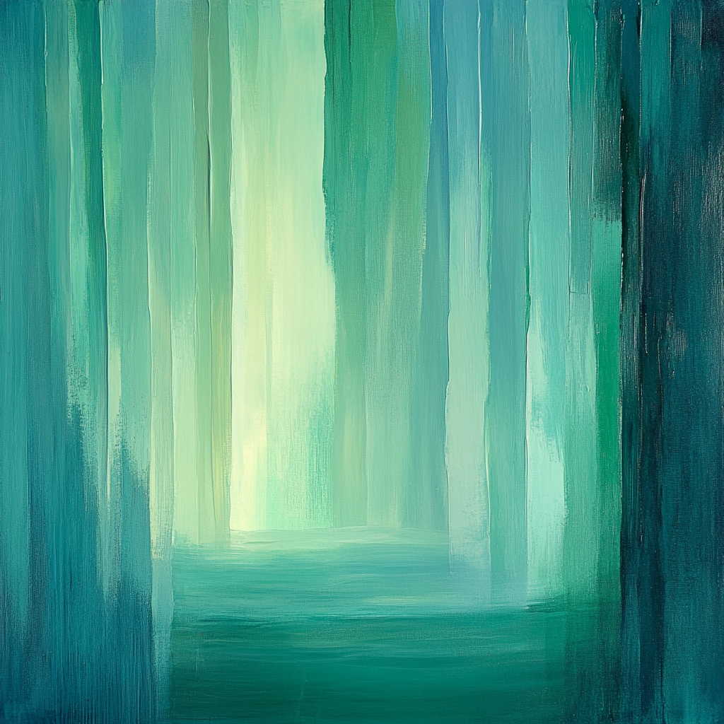 Edgar Degas Inspired Quiet Aurora paint by color