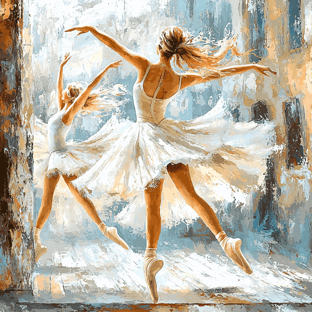 Degas Inspired Elegant Ballet Dancers - DIY Painting By Numbers Kit