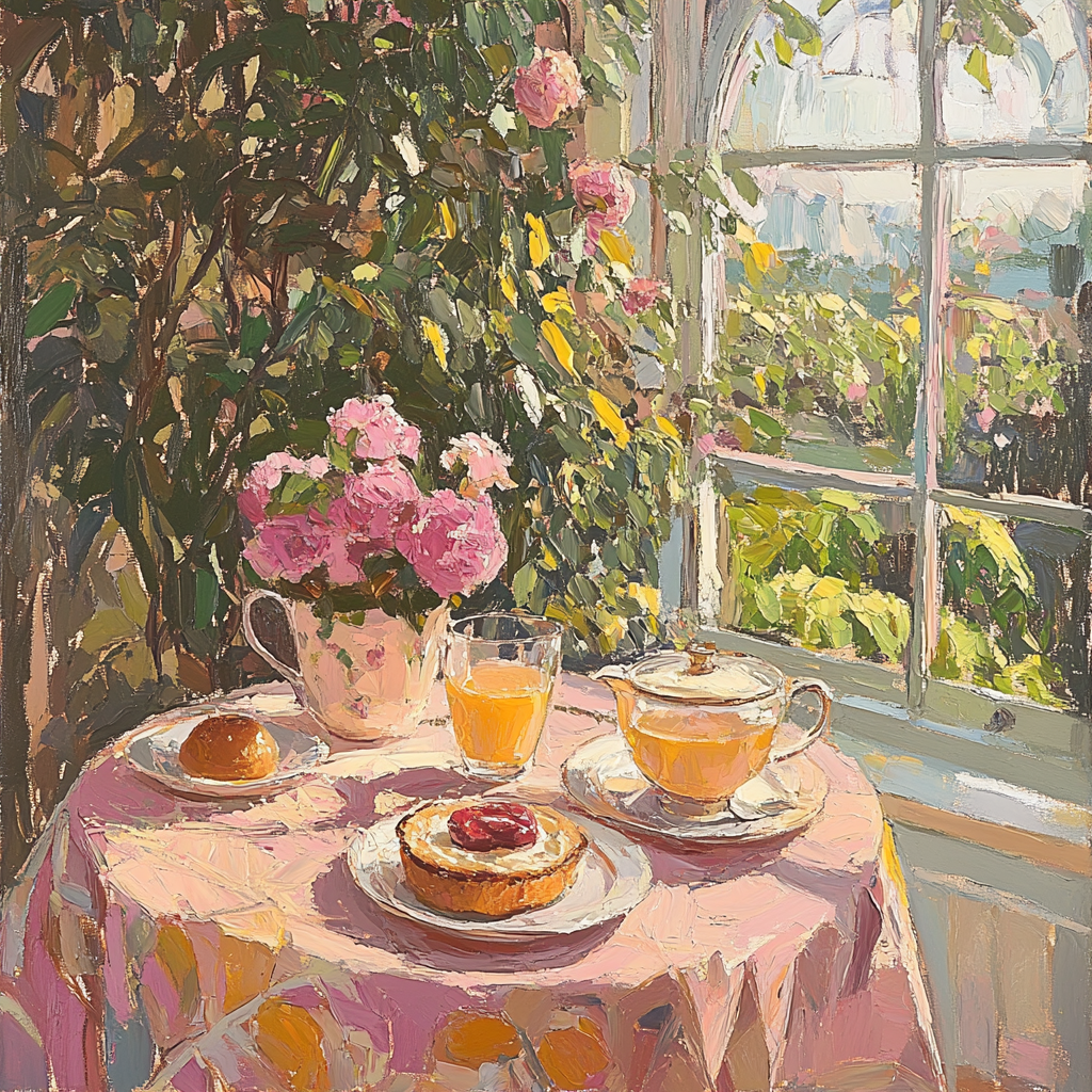 Pierre Bonnard Inspired Domestic Morning painting number kit