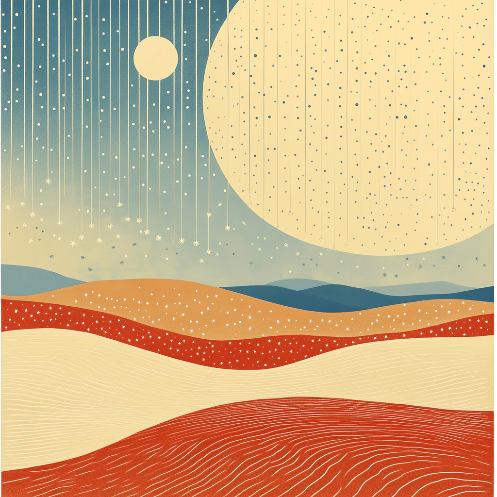 Paul Klee Inspired Desert Constellation Paint by numbers art