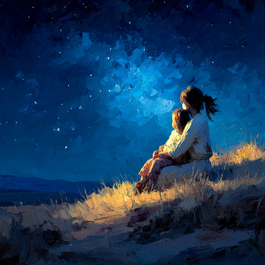 Eternal Bond Beneath The Stars Paint By Numbers Art