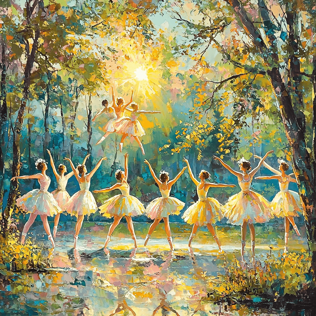 Edgar Degas Inspired The Joy Of Dance Painting Number Kit