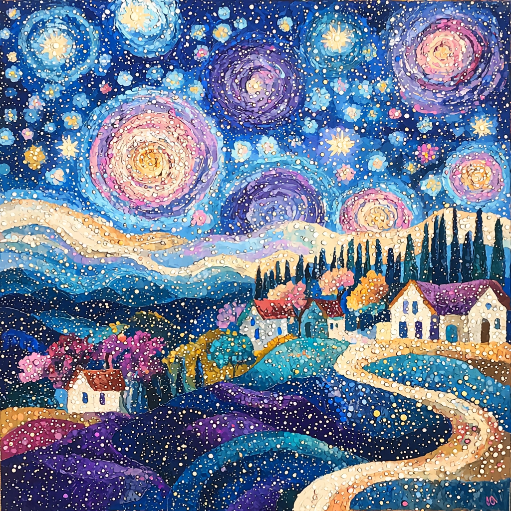Georges Seurat Inspired Serenity Of The Cosmos Paint By Numbers