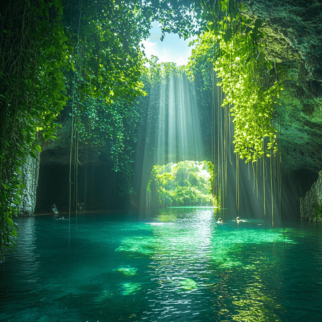 Cenote Ik Kil - Mexico Paint By Numbers