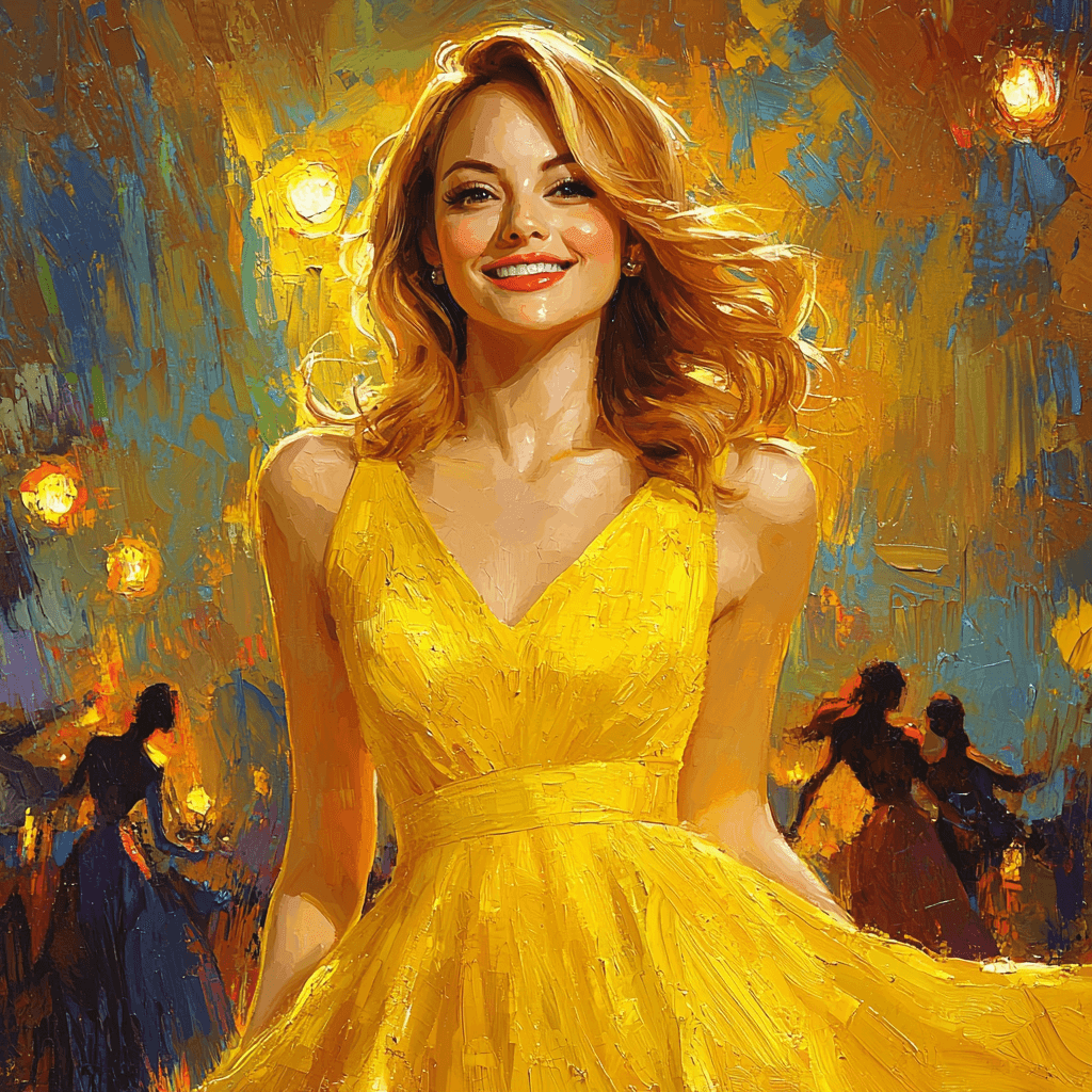 Emma Stone: The Dazzling Dance Of La La Land Paint By Numbers Kits