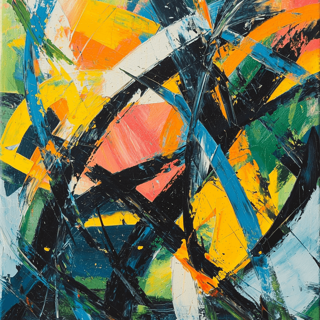 Jackson Pollock Inspired Pollock's Chaotic Harmony Numbered Painting Kits