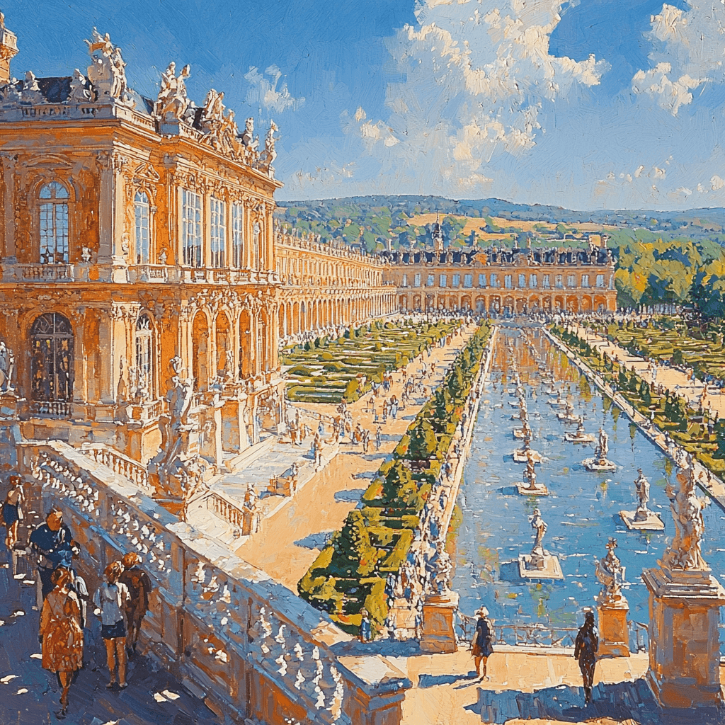 Palace Of Versailles - Versailles Paint By Color
