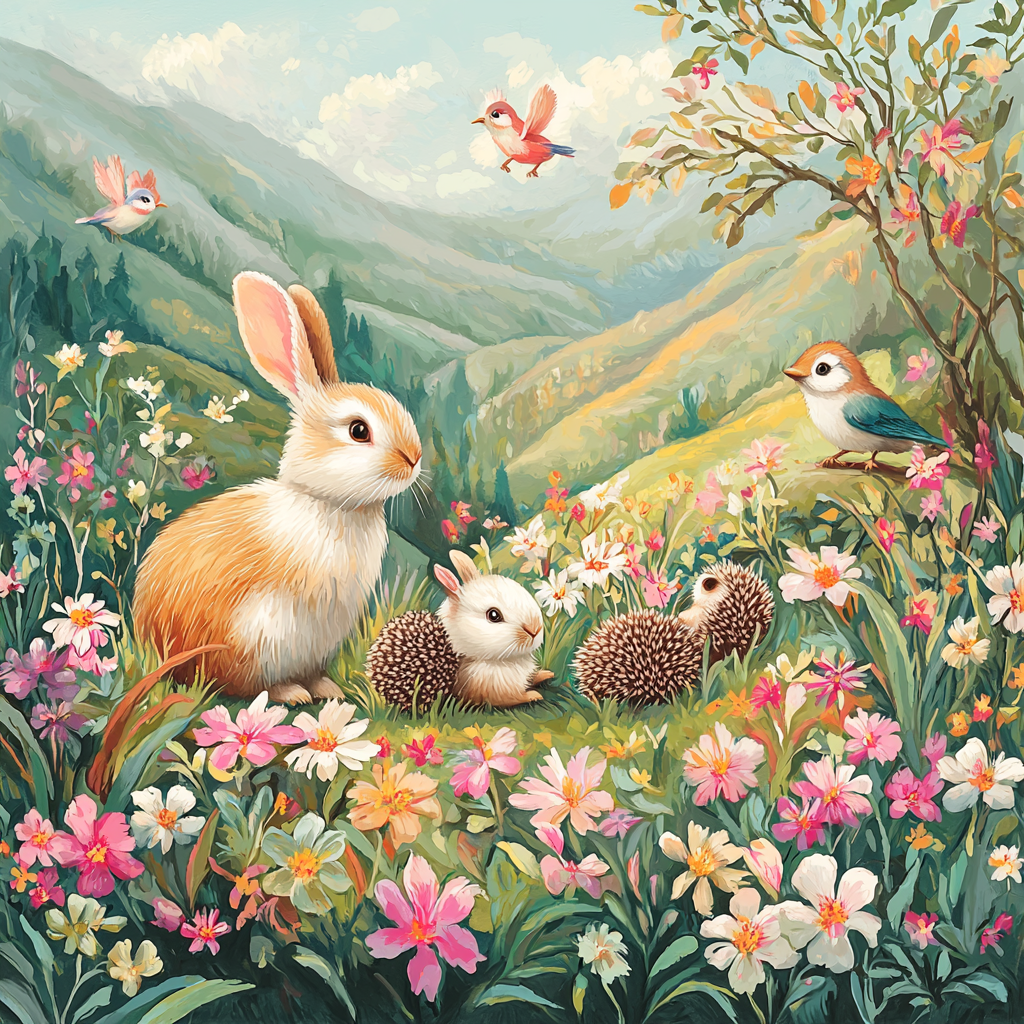 Beatrix Potter Inspired Fanciful Wildlife Wonder Paint By Numbers