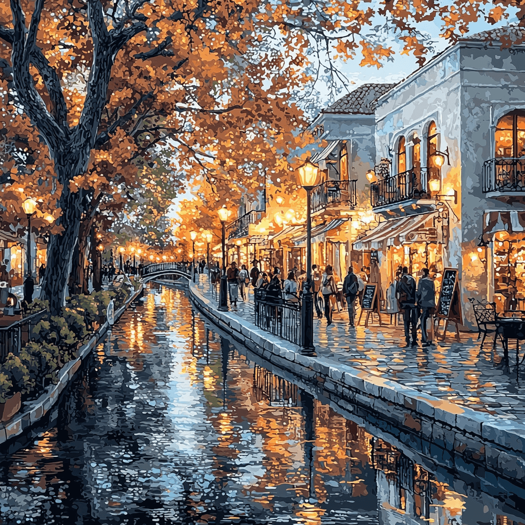 Königsallee - Düsseldorf Painting Number Kit