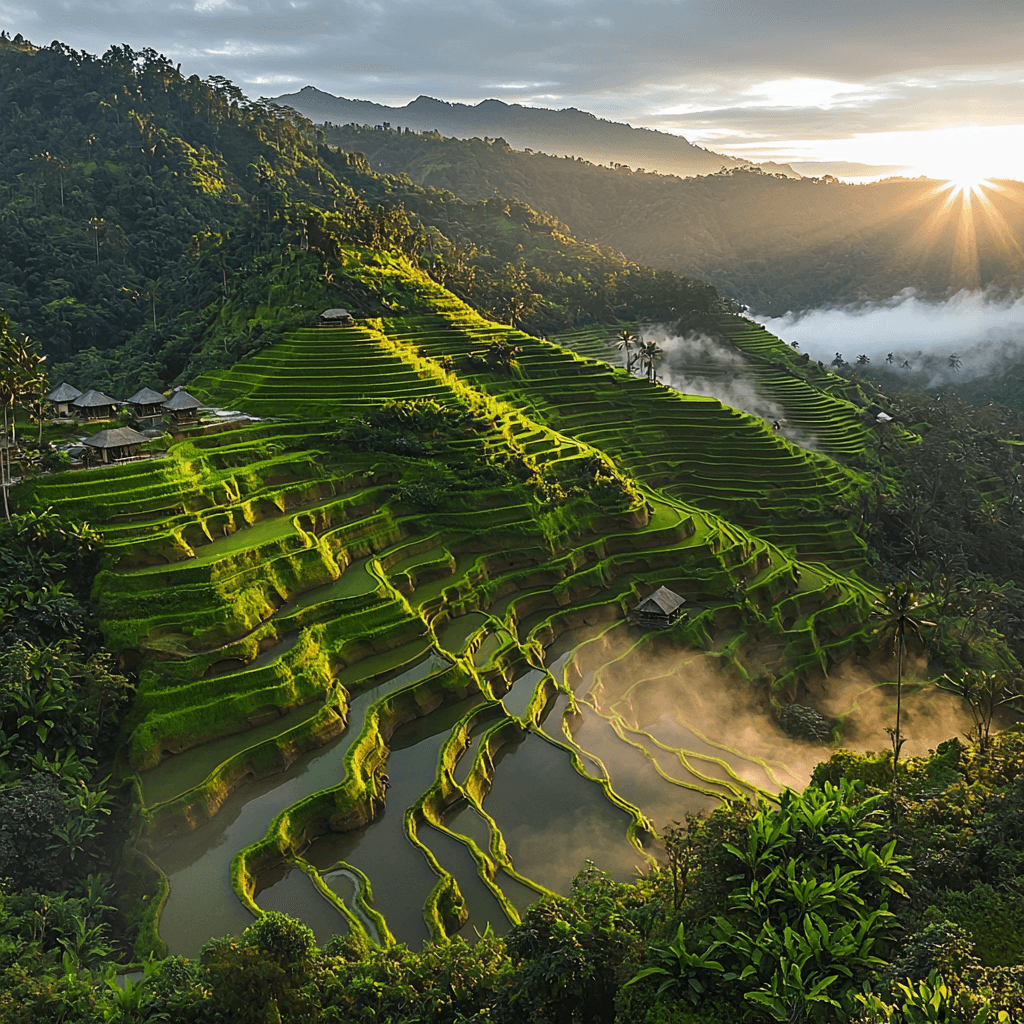 Banaue Rice Terraces - Philippines Painting By Numbers Kit