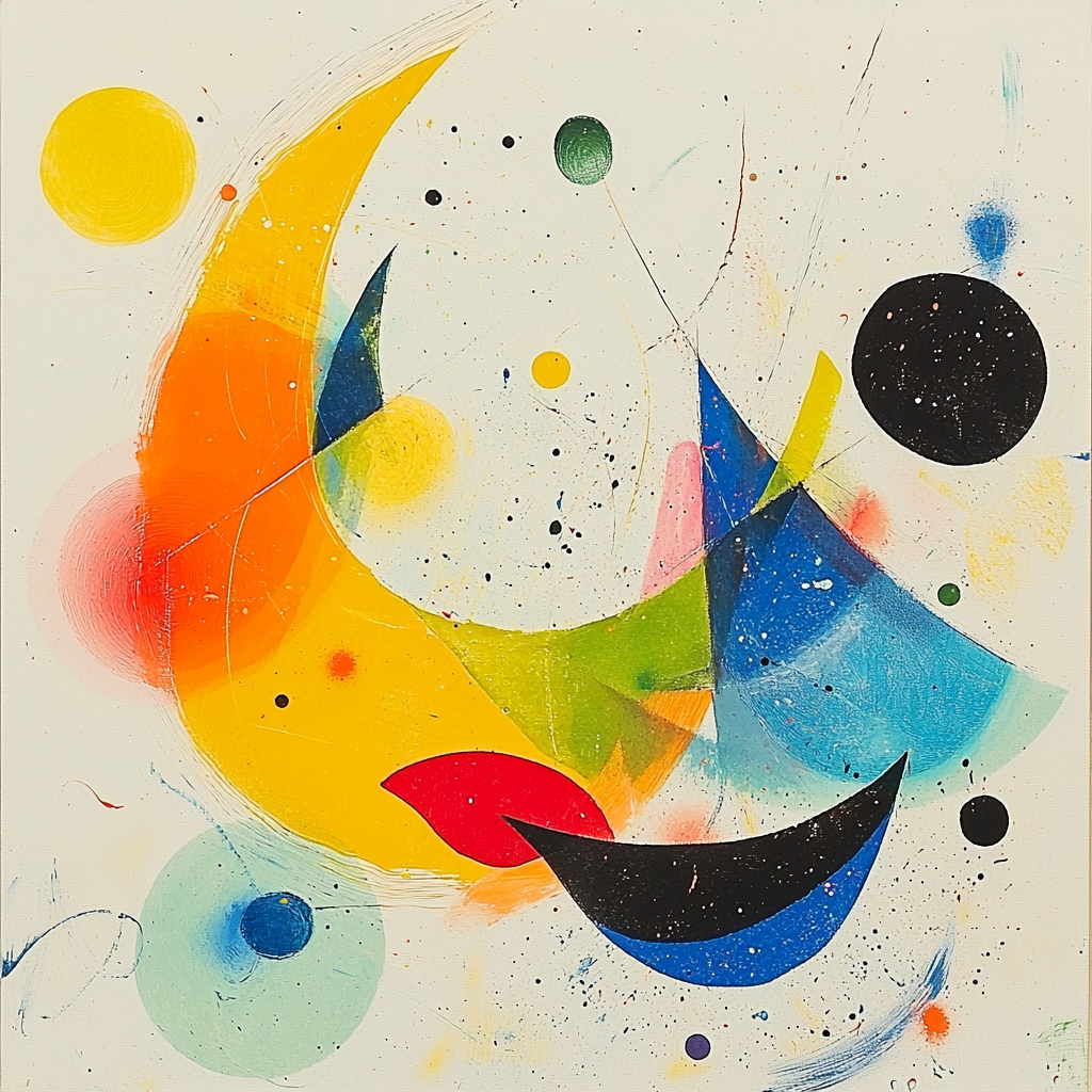 Joan Miró Inspired Enchanting Visions Paint By Numbers Art