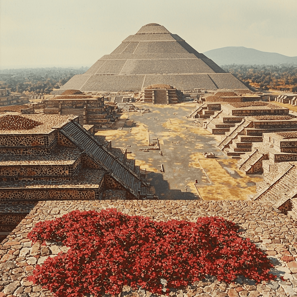 Teotihuacán Pyramids - Mexico Painting By Numbers Kit