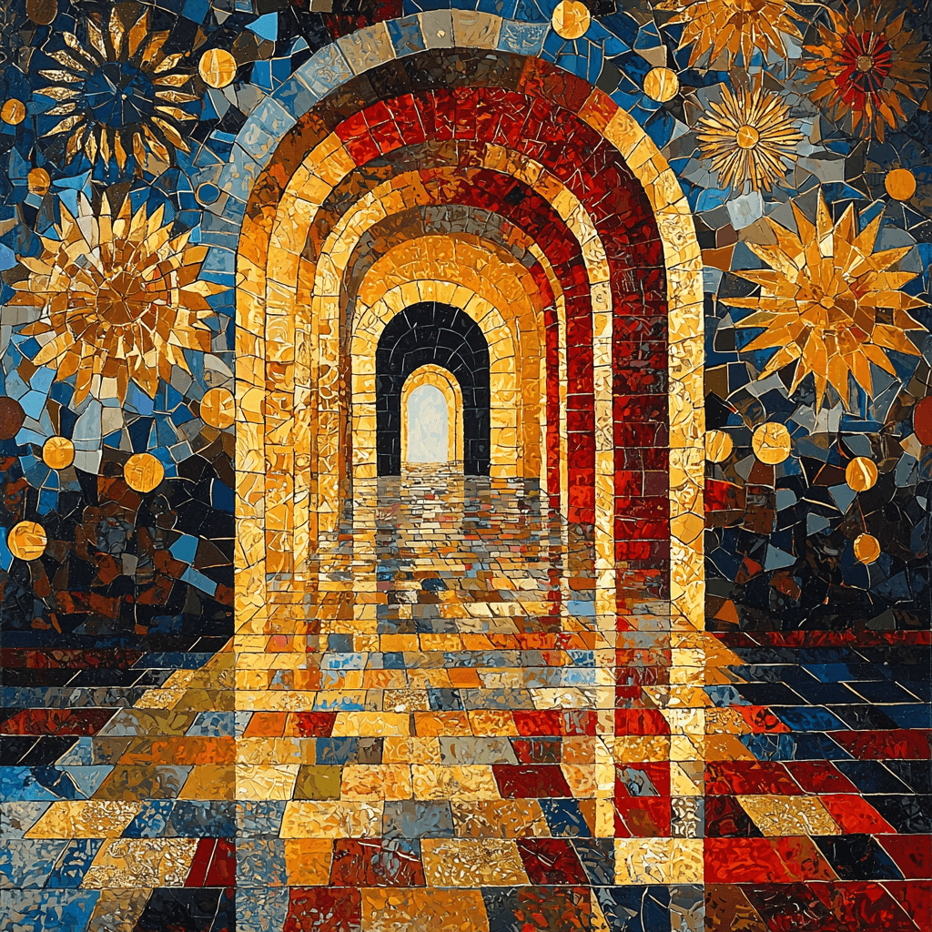 Gustav Klimt Inspired Echoes Of Byzantium Paint By Numbers Art