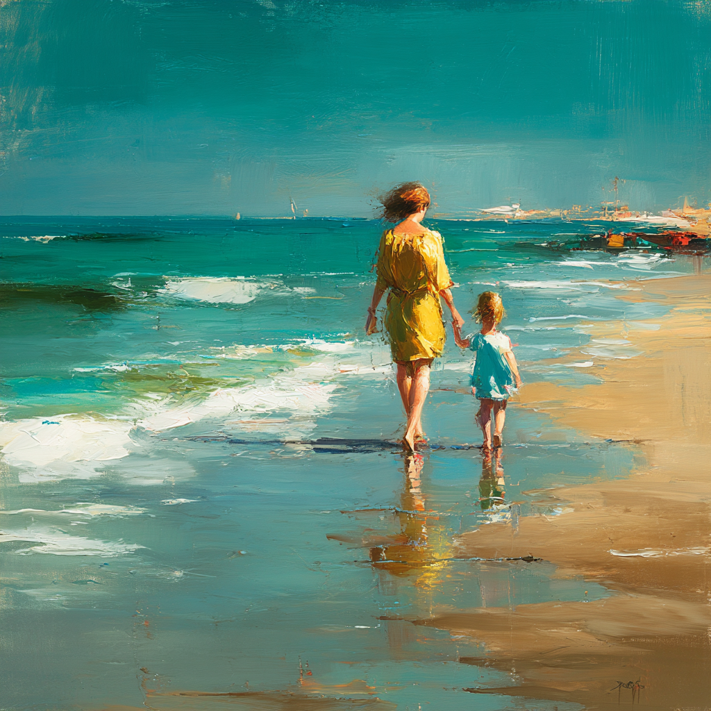 Shores Of Maternal Care Numbered Painting Kits