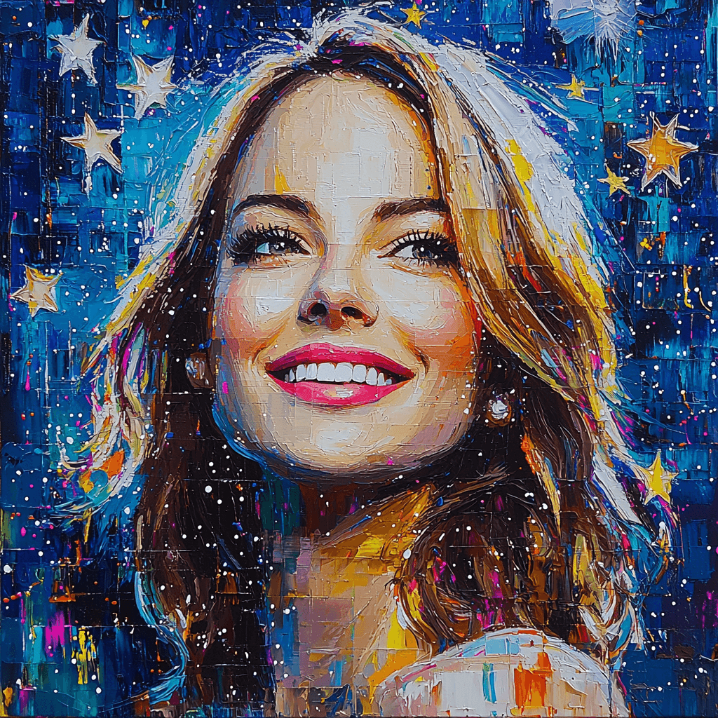 Emma Stone: Radiance Of A La La Land Dreamer Numbered Painting Kits