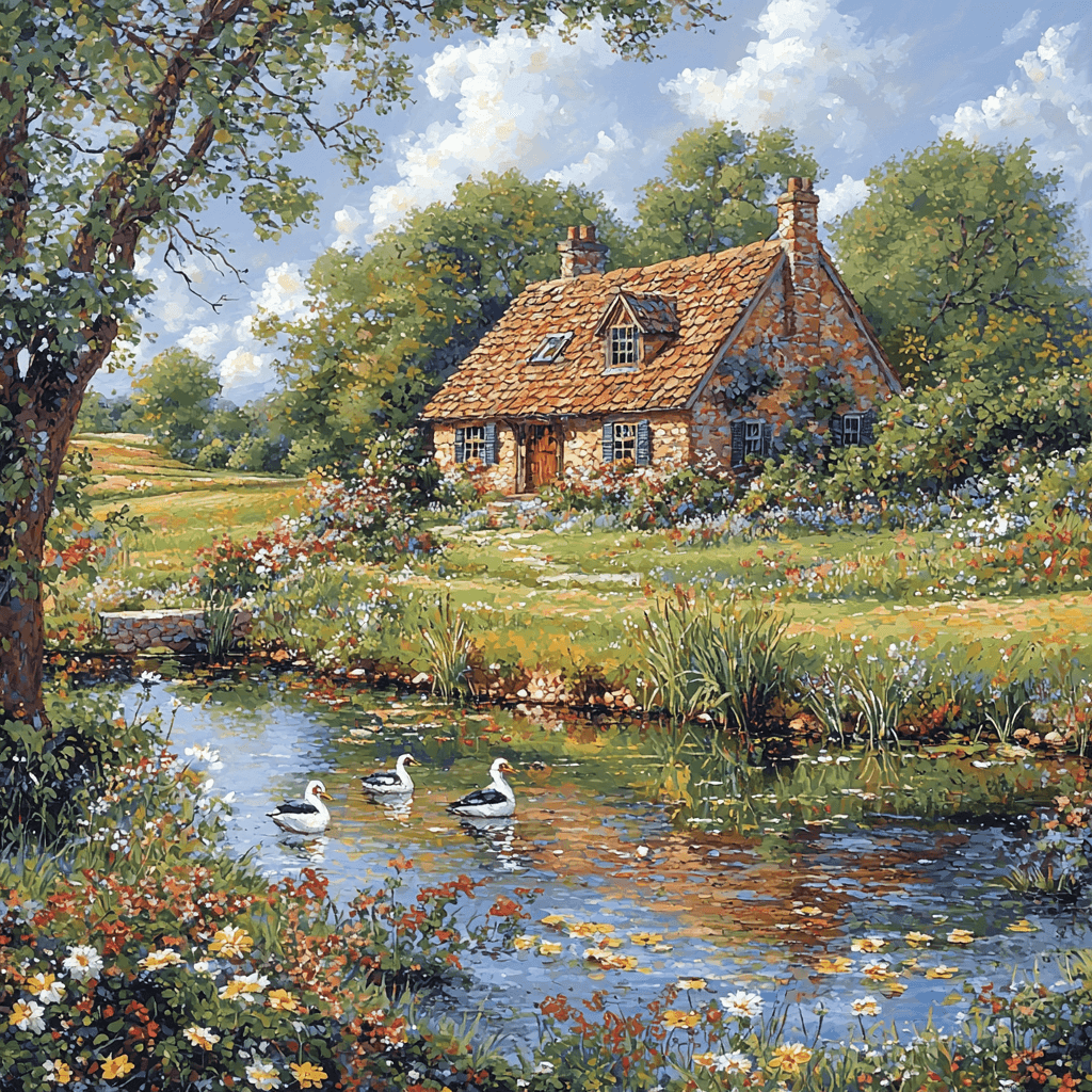 Thomas Gainsborough Inspired Rustic Dreams Paint By Numbers Art