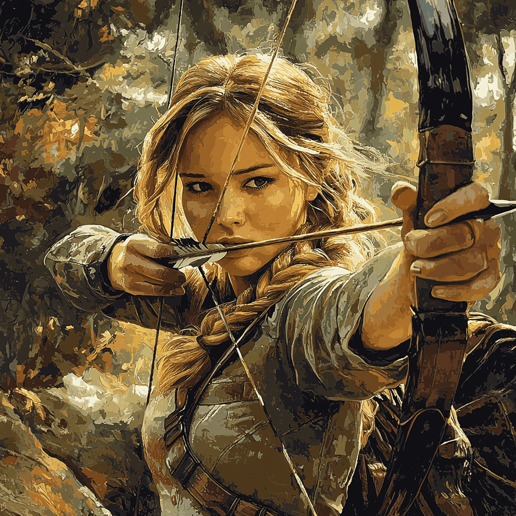 Jennifer Lawrence: The Fearless Heroine Of Katniss Everdeen Paint By Numbers Kits