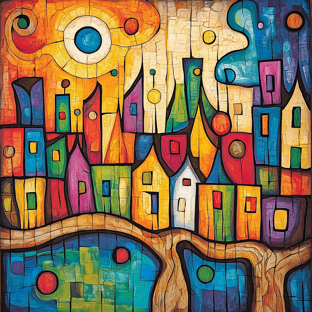 Paul Klee Inspired Enchanted Echoes Painting By Numbers Kit