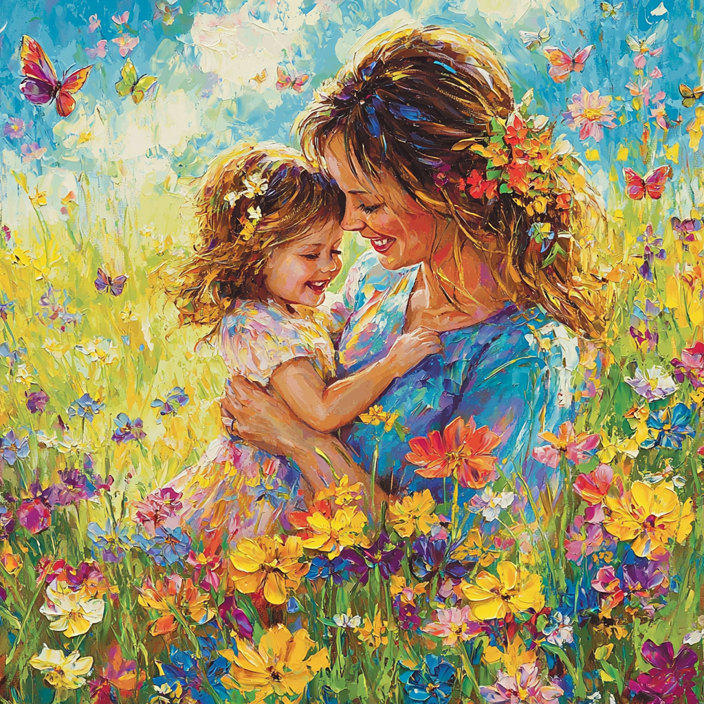 Mother Nature's Child Number Painting