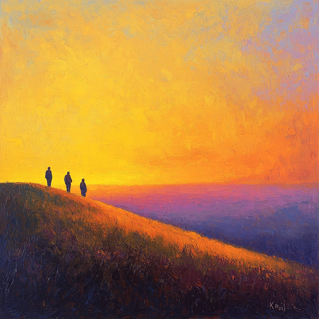 Glowing Horizons Numbered Painting Kits