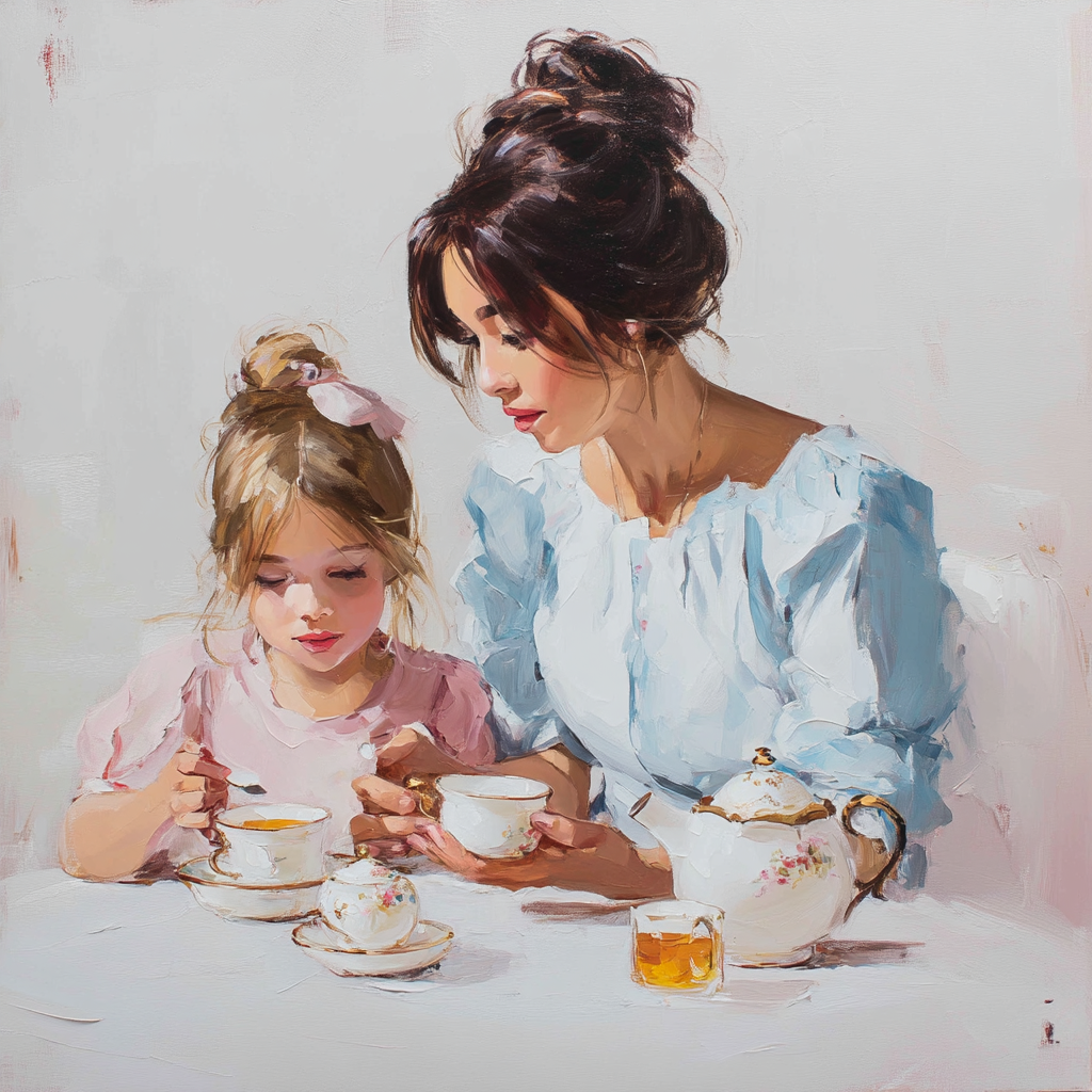 Afternoon Tea Reverie Paint By Color