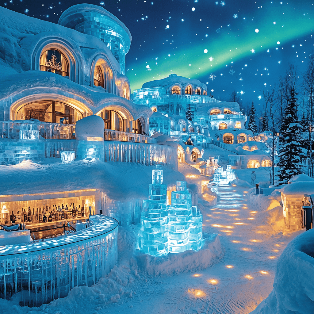 Lapland's Snow Village - Finland Paint By Numbers
