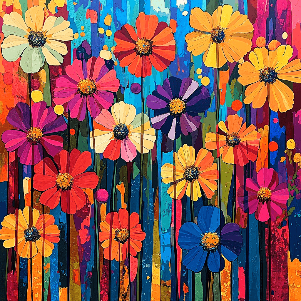 Frida Kahlo Inspired Spirit Of The Wildflowers Painting Number Kit