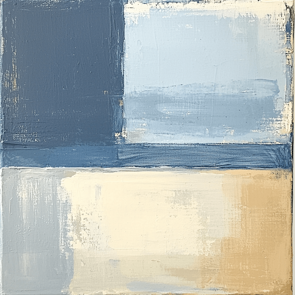 Agnes Martin Inspired Modern Minimalist Contemplation Numbered Painting Kits
