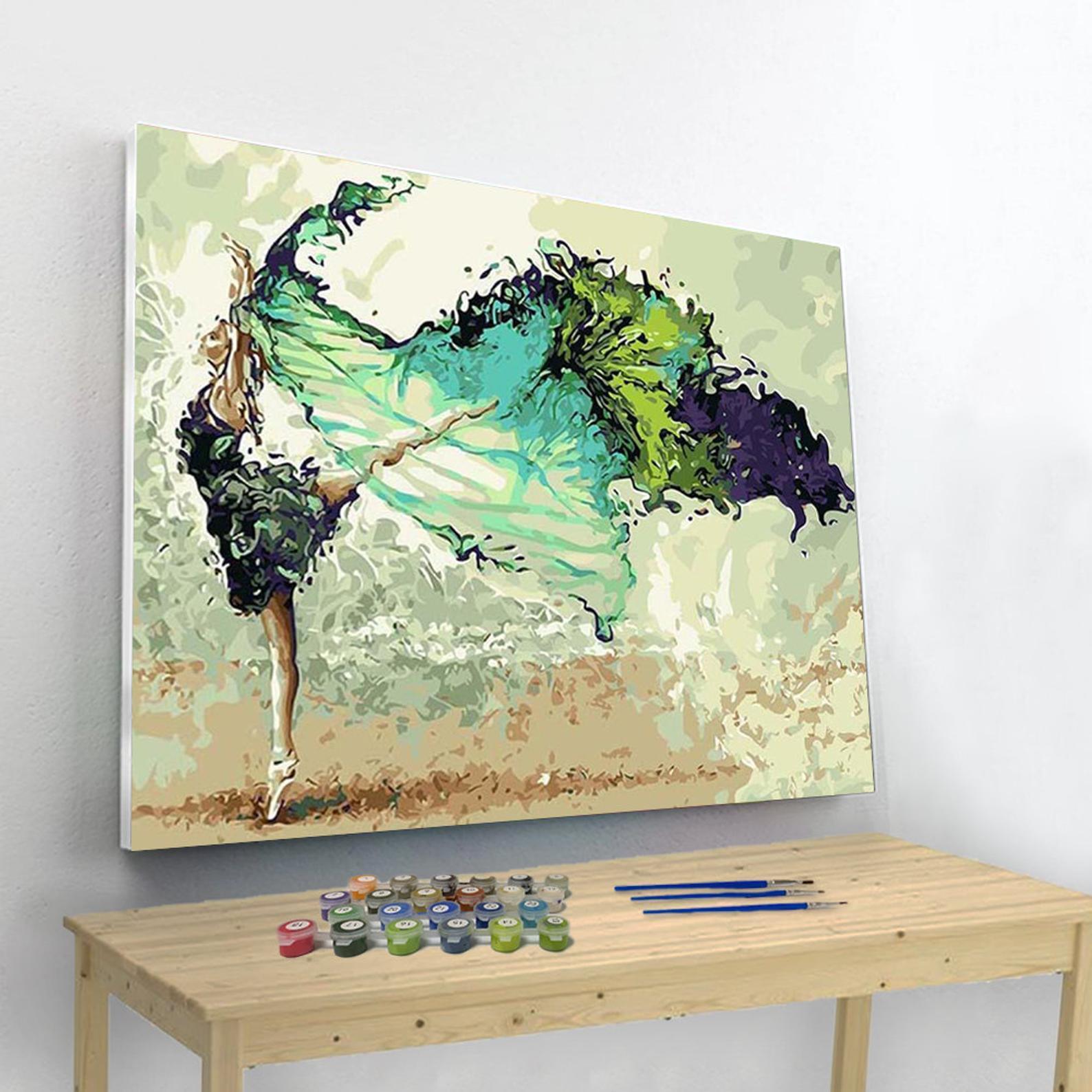 Ballet Butterfly Paint By Number Painting Set