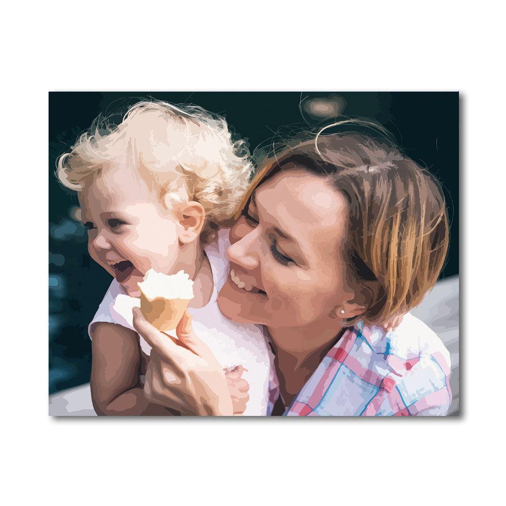 Custom Paint By Numbers Mothers Day