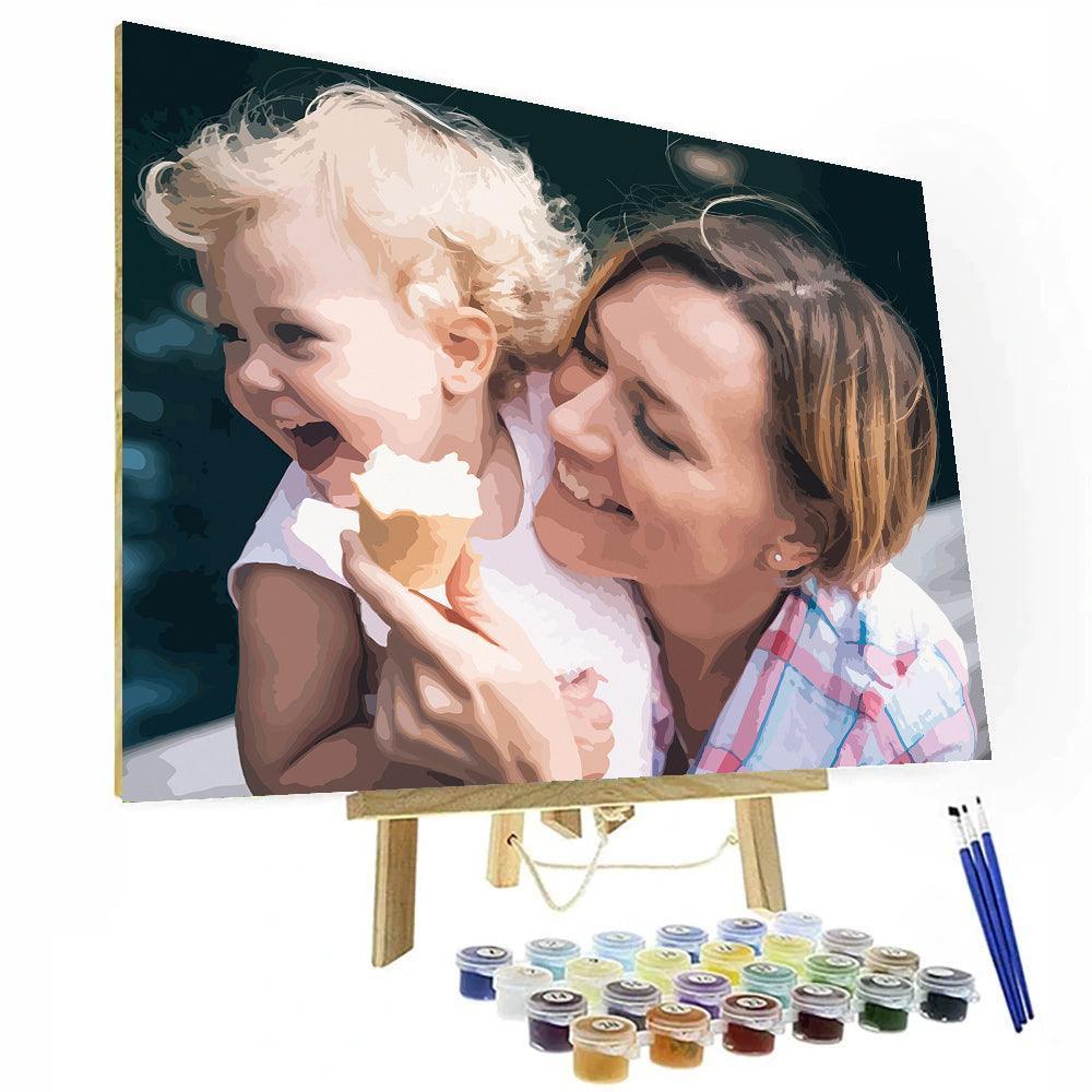 Custom Paint By Numbers Mothers Day