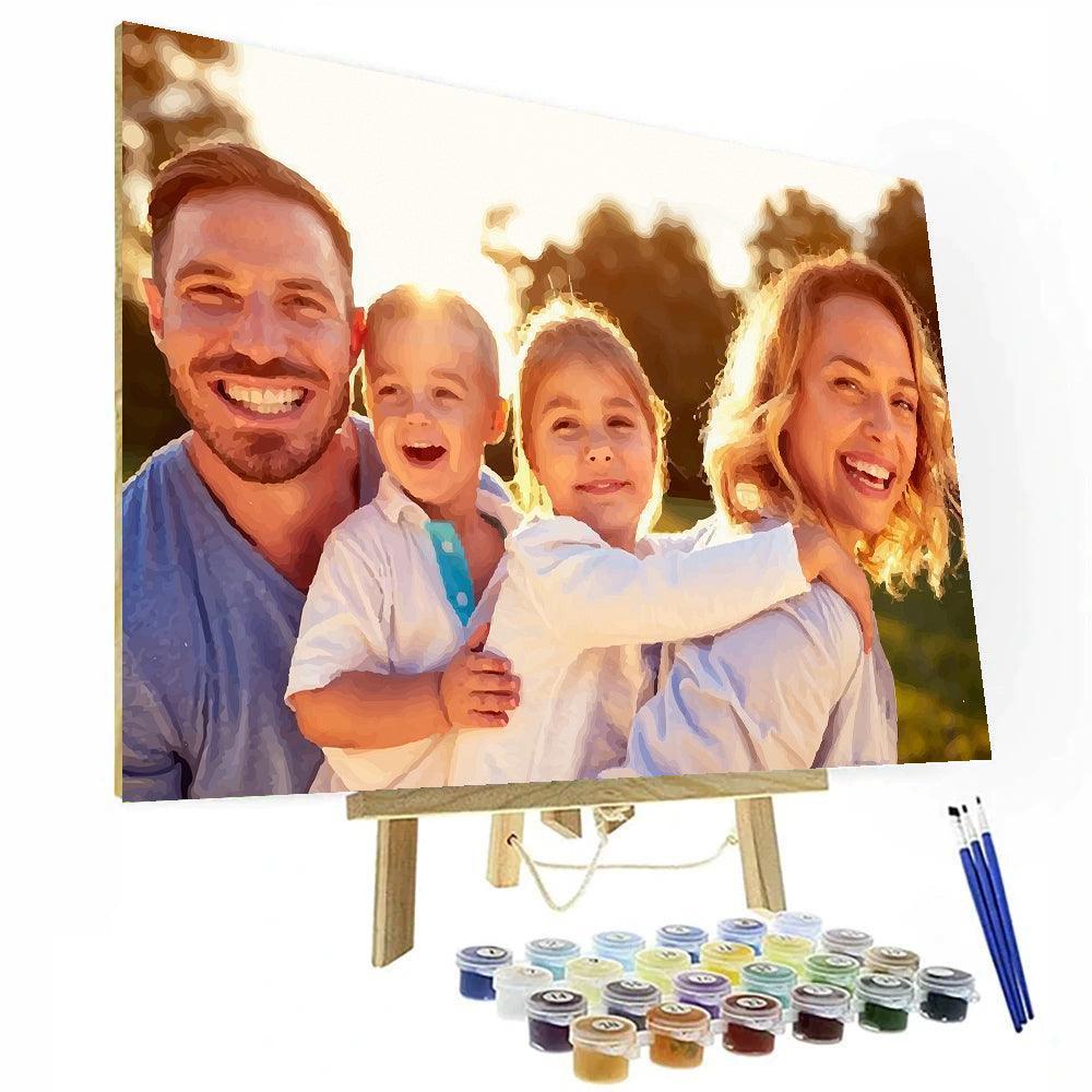 Mothers Day Personalized Paint by Numbers