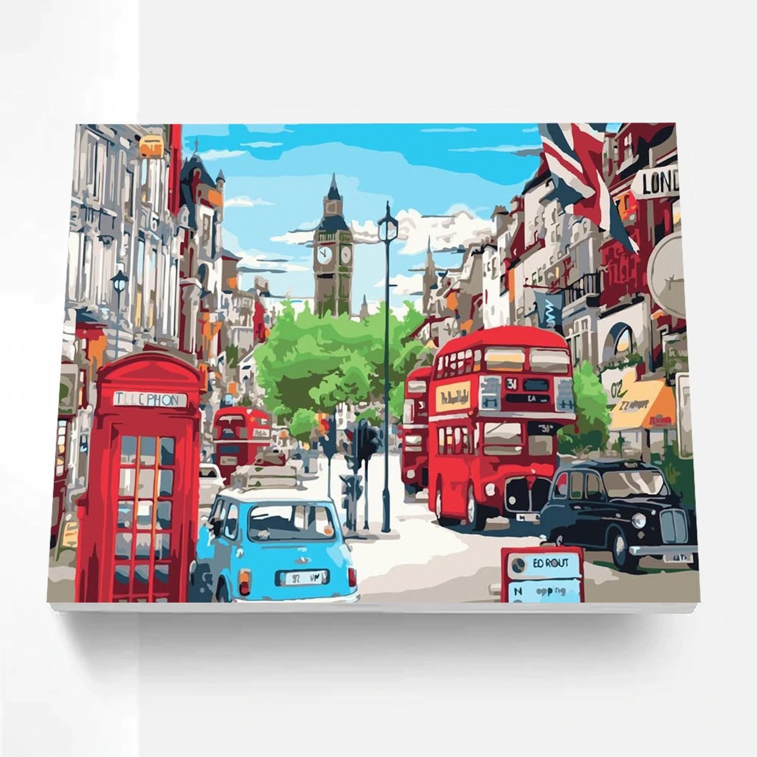 2 Pieces Cityscapes Paint By Number Kit - Artistry Rack