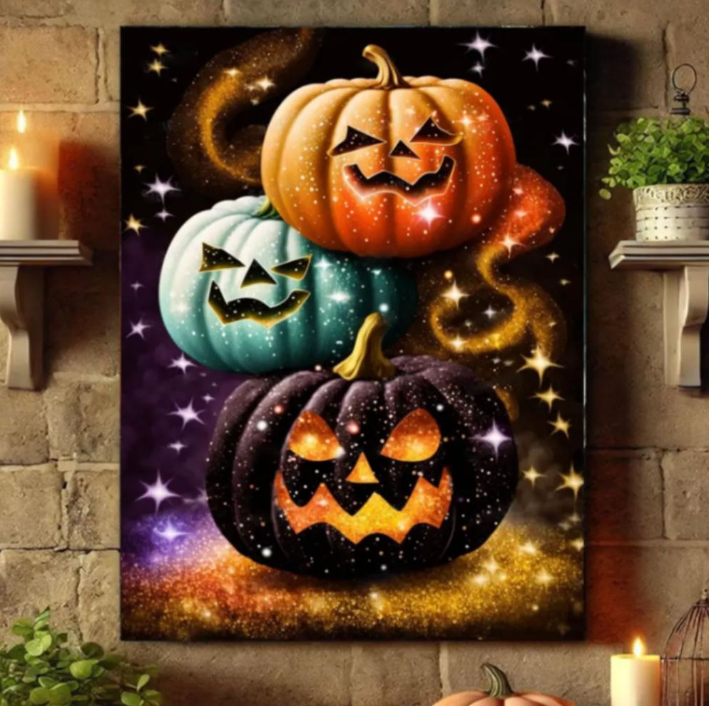  Arttoplus Halloween Skull Paint by Numbers Kit