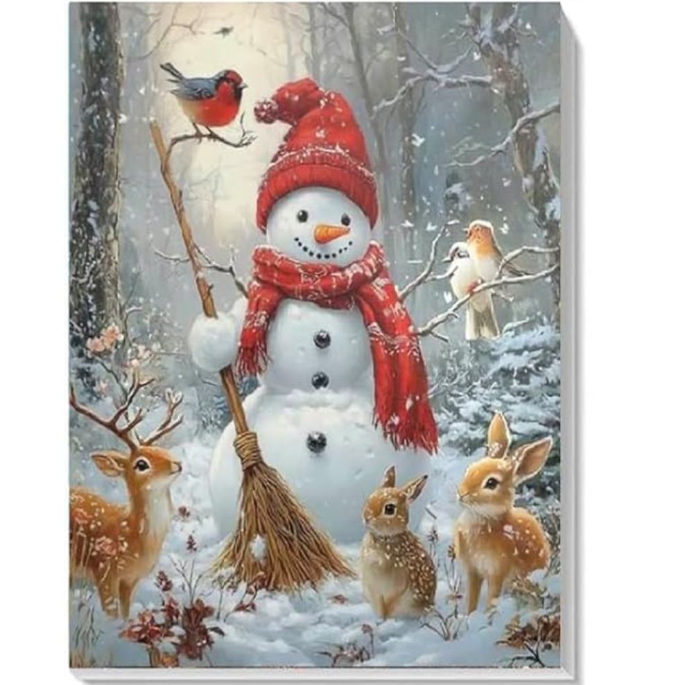 Pack Of 4 Christmas Paint By Numbers Set 