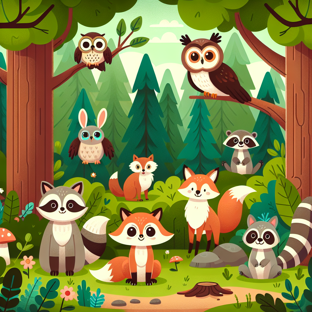 Adventure With The Woodland Creatures Painting Number Kit