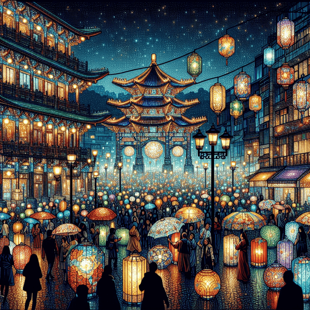 Taipei Lantern Festival - Taipei Paint By Numbers Kits